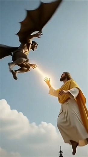 यीशु मसीह शैतान को मारते हुए वीडियो है लाइक सब्सक्राइब 🤷😳 #viralvideo #jesus #motivation #trending 🙄