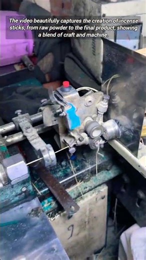 The Art of Incense Stick Making.