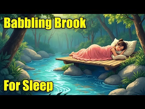 Sleep Sounds: Restful BABBLING BROOK, White Noise Sound, Relax & Get Some Sleep Tonight, 12 Hours