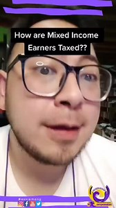 How are mixed income earners taxed you ask? Find out on this new video from #AskJemAngReels. #10xYourLife Disclaimer: This is not financial advise. Videos are meant for educational purposes. Always remember to do your own research. 👍🏻 | J. Em Ang