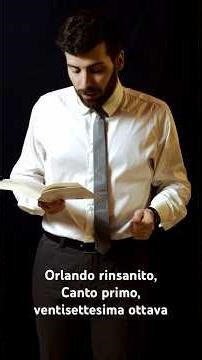 Orlando rinsanito, Canto primo, ventisettesima ottava. #libri #letteratura #poesia