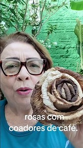 You can make your own roses using used coffee filters.