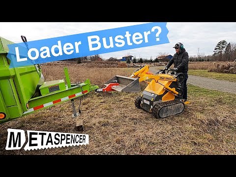 Using the Mini-Skidsteer on Tree Jobs & Dirt Work