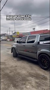 Vigo Remap Stage 3 – By Infinite 🔥 Sebelum ni cust pernah remap tempat lain… tapi hasil meh saja, tak puas hati langsung. Sekali try Remap Stage 3 by Infinite… terus senyum lebar sampai simpang tiga 😁 Pedal tekan je terus rasa bahagia tak terhingga, pickup hidup, nafas enjin lega, power pun steady padu. Di Infinite, kami memang tahu apa yang anda mahukan — file ori, tune kemas, result rasa terus! Infinite – bila padu tu betul² padu. #VigoStage3 #InfiniteRemap #CustomTune #OriFile #PowerPadu #P