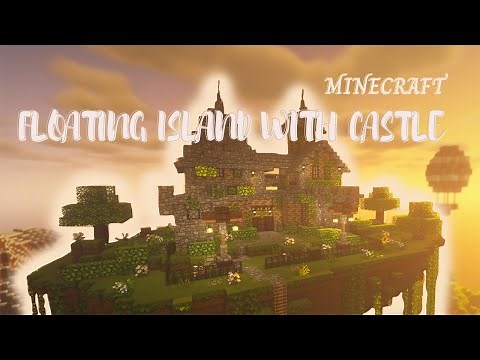 Floating Island With Castle Tutorial | Minecraft