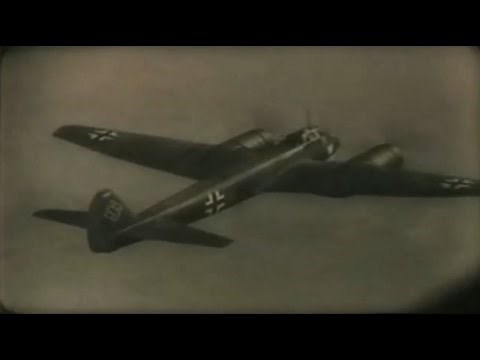 Ju 88 Bombers on Mission w/ Bf 109 Escort Spitfire Shot Down WW2 Aerial Combat Video w/ Sound