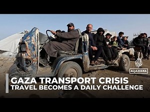 Israel’s war on Gaza decimated transport and even made walking perilous