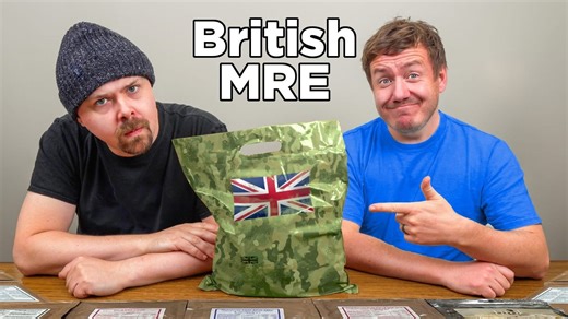 British Guys try a British MRE Kit