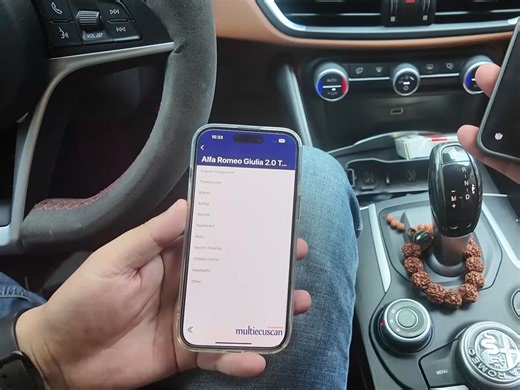 阿尔法罗密欧 Multiecuscan 软件iOS版诊断车辆测试