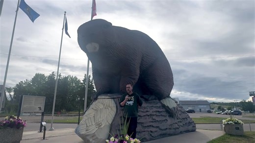 My Canadian Travels: The Beaverlodge Beaver! Called The World's Largest Beaver, it is one of the most famous roadside attractions in Canada. I'm making videos of my travels, so if you enjoy these videos, please give them a share to help spread the word! | Canadian History Ehx