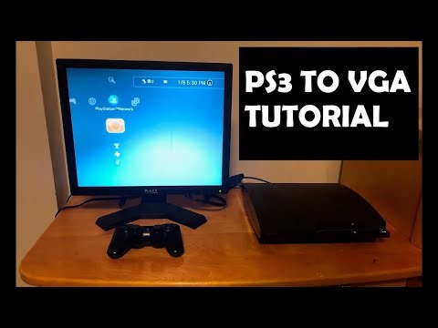 PS3 VGA Tutorial 2024! *NEW! How to play your PS3 on a vga monitor or screen in 2024!