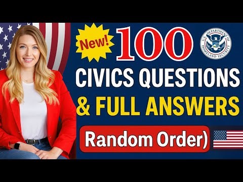 USCIS 100 Civics Questions and Answers (Random) U.S. Citizenship Interview 2024 Practice Test #n400