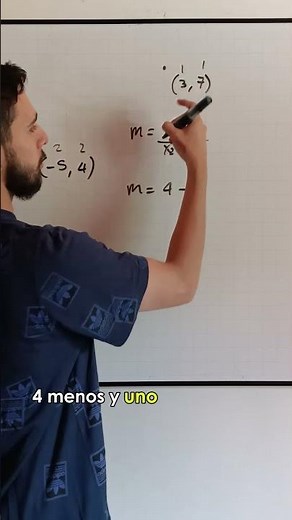 Cómo hallar la pendiente de una recta (#fácil y #rápido)