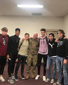 2.1M views | They thought a guest was coming to speak to their class. The soldier who walked through the door made them jump out of their seats. | Courier-Post | Facebook