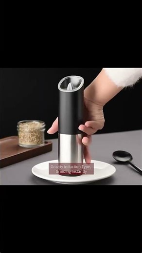 Gravity Pepper Mill Demo: Commercial Single-Hand Grinding for Restaurant Tables#factorydirect