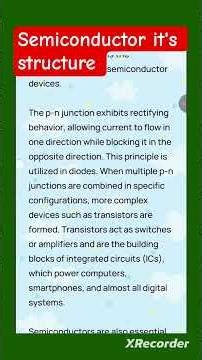 semiconductor it's structure of electrical industries