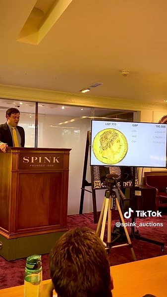 👏🏻BIG NEWS! We are thrilled to announce that the GEORGE III (1760-1820) Gold Five Pounds of 1820 from the St. Helier collection has just SOLD for a jaw-dropping £228,000! This is a jawdropping result that exceeded our provisional estimates! Thank you to everyone who participated in the auction and made this amazing sale possible! #auctionresults #soldforrecordbreakingprice #GEORGEIIIgoldcoin #historylovers #excited #spink #auction #liveauction #coinsauction #london #georgeIII #englishgoldcoins