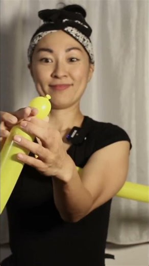 [Balloon] How to attach the base of the handle 🪢 #balloonart #balloon #balloons #balloonshorts