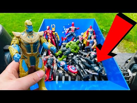 SHREDDING MARVEL TOYS