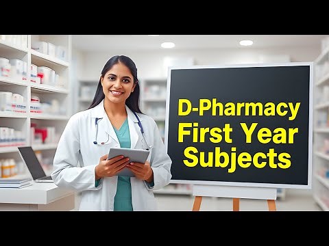 D Pharmacy Subjects in First Year | D Pharmacy Syllabus | D Pharma Course | D Pharma Course Subjects