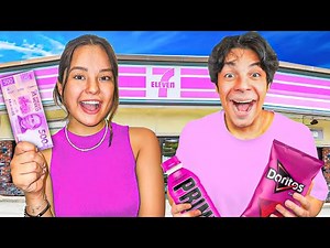 24 HOURS SURVIVING AND EATING PINK - Barbie Pvm