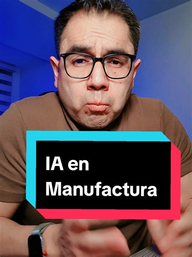 IA en manufactura 🤖 Aplicación de Inteligencia Artificial en manufactura #IA #InteligenciaArtificial #OEE #industria #javi70
