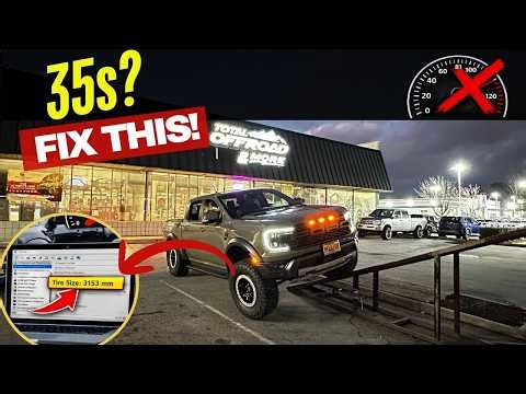 How to Change Tire Size in FORScan | Ford Ranger Raptor Speedometer & Transmission Fix