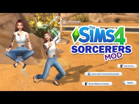 NEW OCCULT Become a Sorcerer Mod / HOW TO Tutorial & Gameplay / Sims 4