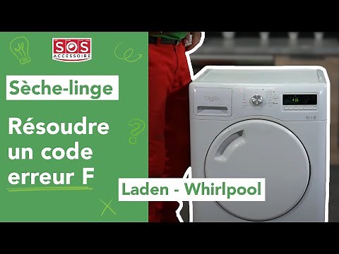 How to clear/reset an F error code: repair your Laden/Whirlpool dryer