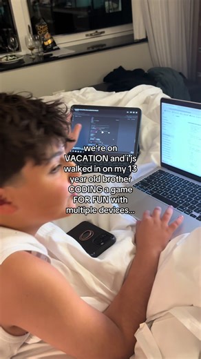 same kid who screams 67 in any public area #youngerbrother #genius #fyp #programming