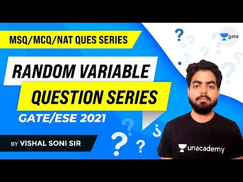 Random Variable Question Series (MSQ/MCQ/NAT) | GATE/ESE 2021 Exam | Vishal Soni