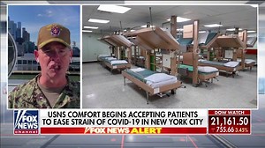 U.S. Naval hospital ship Comfort begins accepting non-coronavirus patients in New York City; USNS Comfort military's treatment facility Commanding Officer, Captain Patrick Amersbach weighs in. | Fox News Video