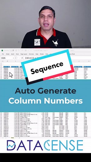 How to Find Column Number in Excel without Manual Counting | Excel Tips