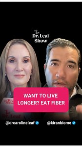 Most people do not get enough fiber, yet it is one of the simplest ways to lower your risk of early death 🌾📉. In this week’s podcast, Kiran Krishnan (@kiranbiome) of Just Thrive (@justthrivehealth) breaks down the powerful role fiber plays in longevity, gut balance, and overall resilience. It is not about adding years just for the sake of it, it is about living those years with strength and clarity. 🎧 Listen to the full episode of The Dr. Leaf Show to discover practical ways to bring more fib