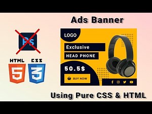 Banner Ad Design Using HTML And CSS Only (No Photoshop) | #DeveloperHub