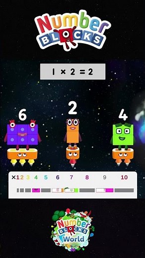 Learn How to Multiply | Fun Numberblocks World Video for Kids #shorts