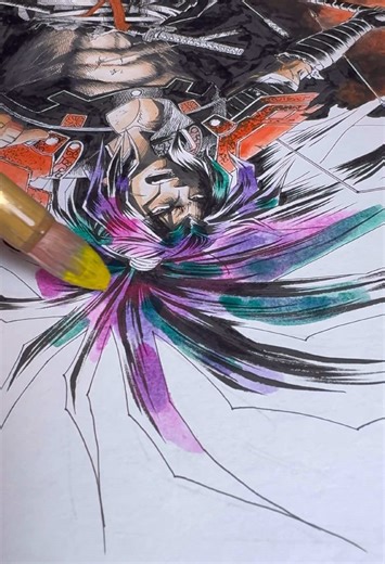 飢えの王の作画風景とテクニック