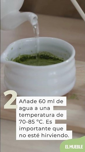 Cómo preparar el té matcha en 3 pasos, #Shorts