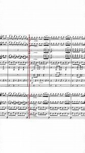 [with Score] Rossini: The Barber of Seville Overture (excerpt) #sheetmusic #classicalmusic