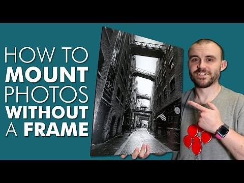 How To Mount Photos Without A Frame - Minutes To Make