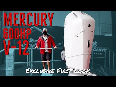 NEW MERCURY V12 600HP VERADO - Official First Look
