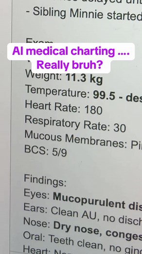 Lets start a series of WTF AI? Lol #veterinarian #vetmedhumor #AIfail #AI #doctor