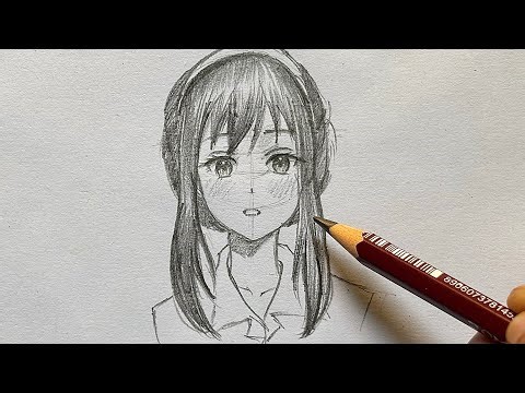 “How to Draw an Anime Girl Face Step by Step | Easy Drawing Tutorial for Beginners”