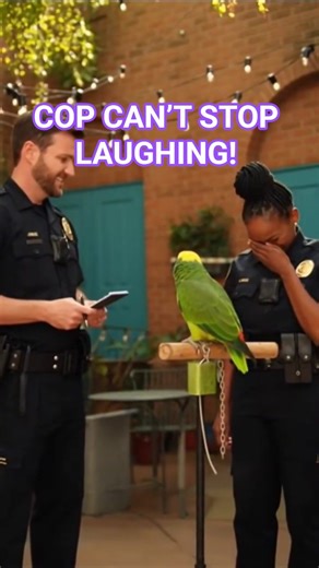 Parrot Compliments Female Officer & Breaks Character | Hilarious Moment