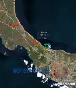 Algun ratu pasa por poko 2 avion a aksidenta na Airport Hato entre Avianca i Divi Divi. Tabata na momentu ku divi divi a baha riba pista i avianca tambe a haña ordu pa baha pero na momentu ku e pilot a tuma nota ku divi divi ta su dilanti i no por baha, ela bira e avion na tempu pa evita lo peor. | Notisia On The Go