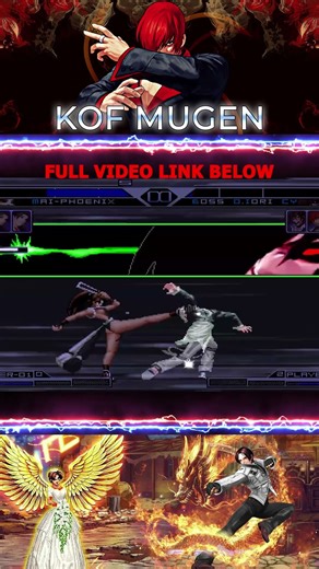 [Watch Full Video] Brutal fight MAi Phoenix Vs Kyo Kusanagi, Iori Yagami Team #elementmugen