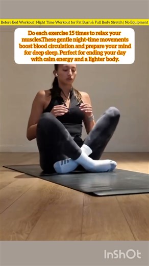 Before Bed Workout | Night Time Workout for Fat Burn & Full Body Stretch | No Equipment