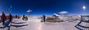 At the top of Klein Matterhorn 360 Panorama | 360Cities