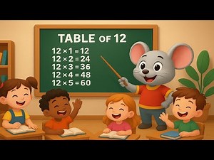 Table of 12 | Learn Multiplication Table for Kids