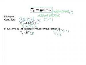 02 Linear number pattern general formula